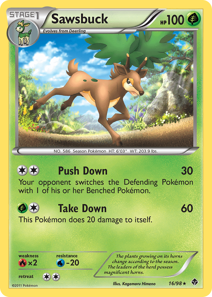 Sawsbuck Emerging Powers card