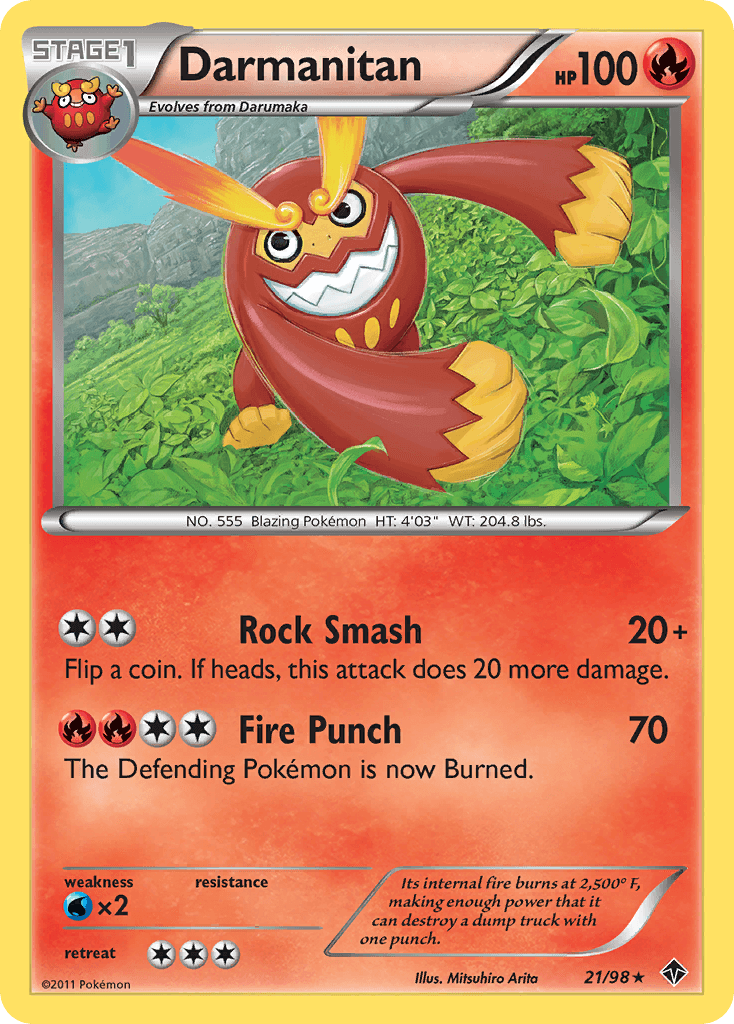 Darmanitan Emerging Powers card