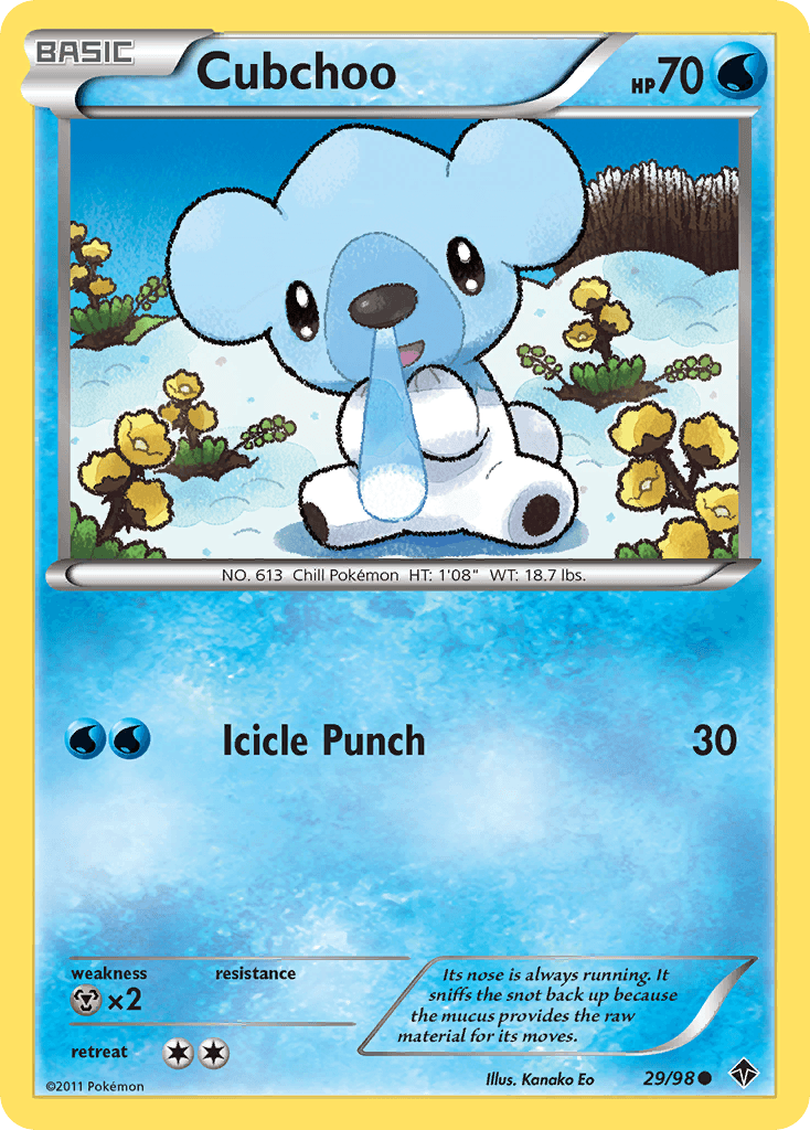 Cubchoo Emerging Powers card
