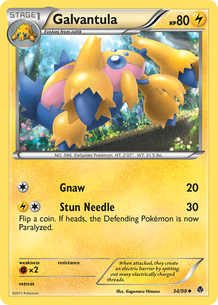 Galvantula Emerging Powers card
