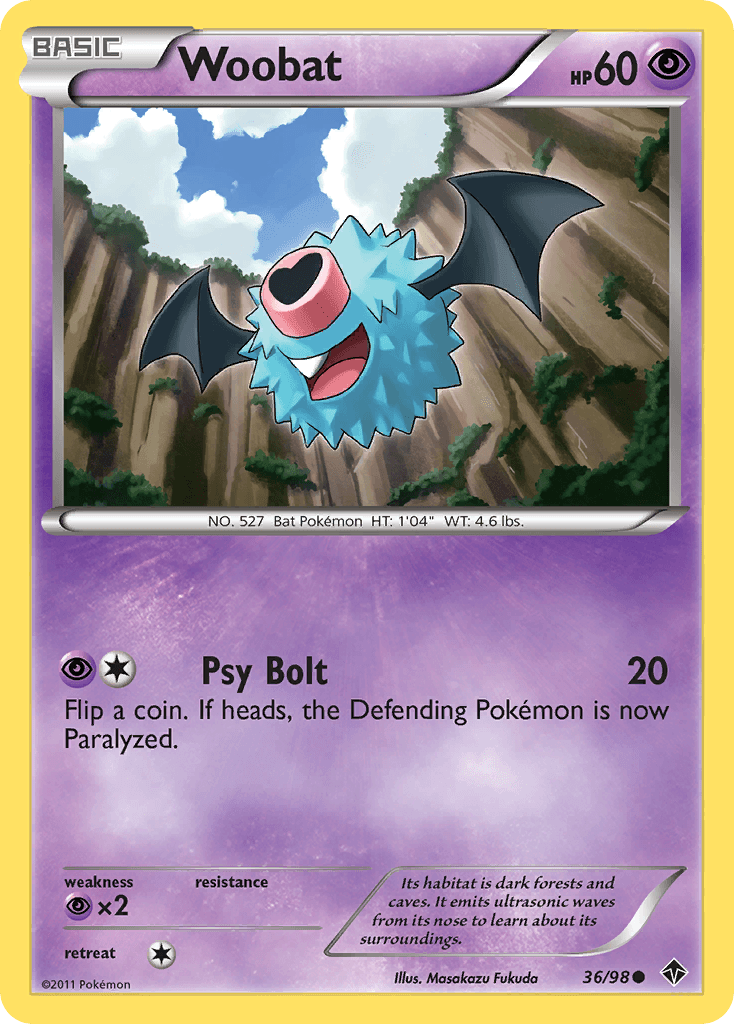 Woobat Emerging Powers card