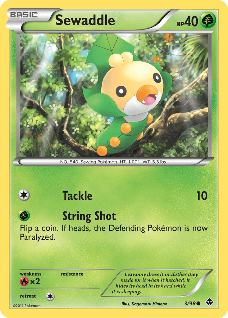 Sewaddle Emerging Powers card