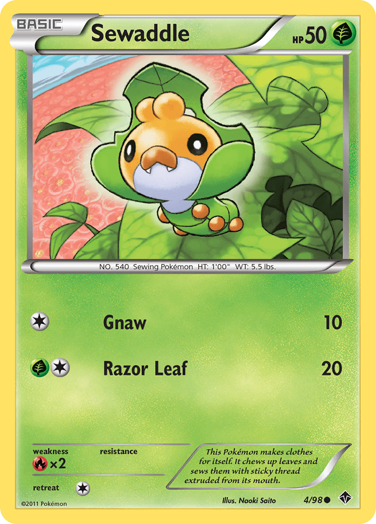Sewaddle Emerging Powers card