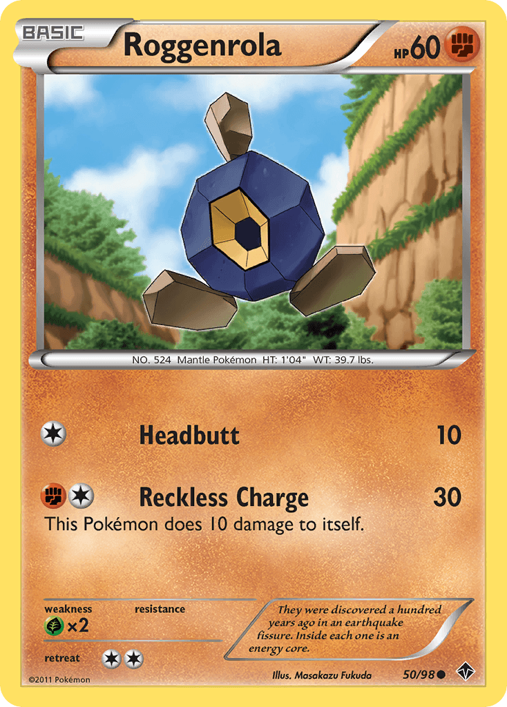 Roggenrola Emerging Powers card