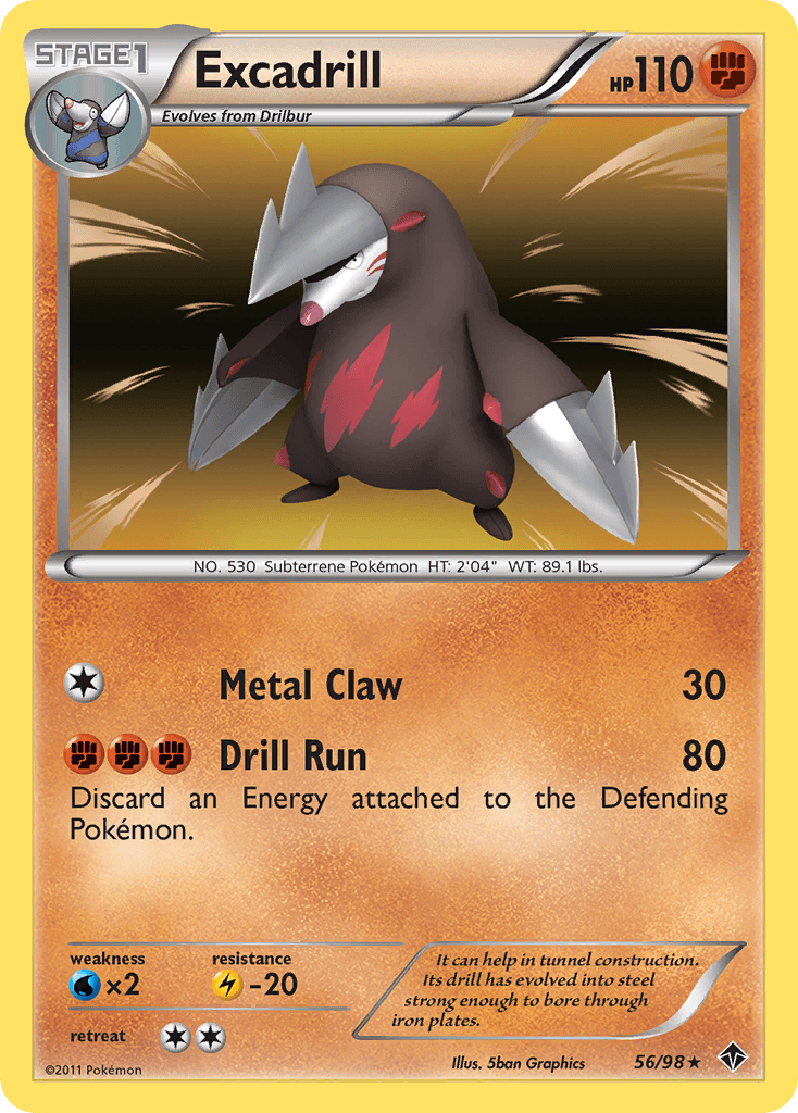 Excadrill Emerging Powers card
