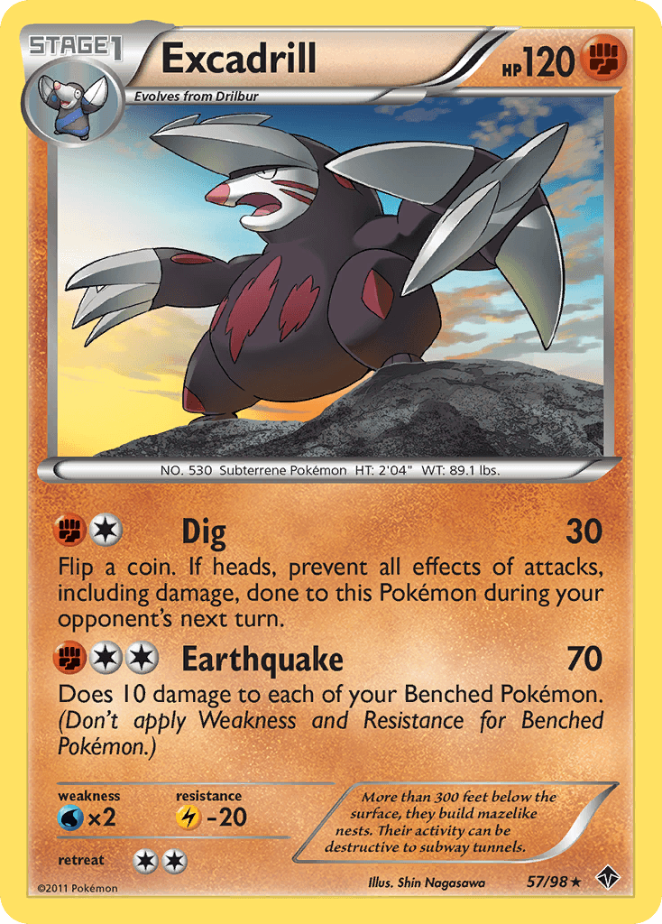Excadrill Emerging Powers card