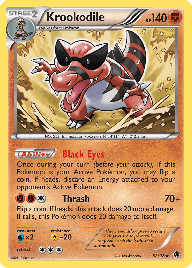 Krookodile Emerging Powers card