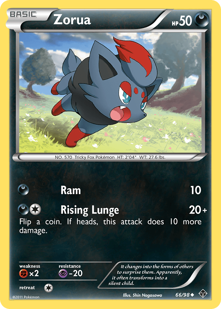 Zorua Emerging Powers card