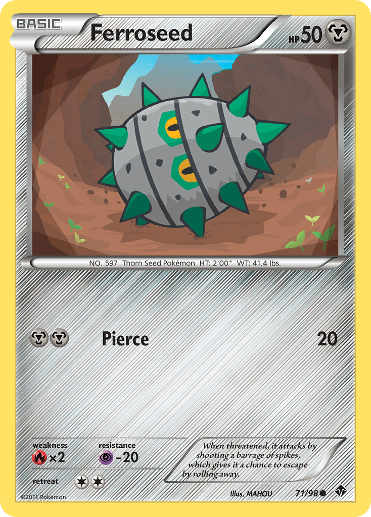 Ferroseed Emerging Powers card