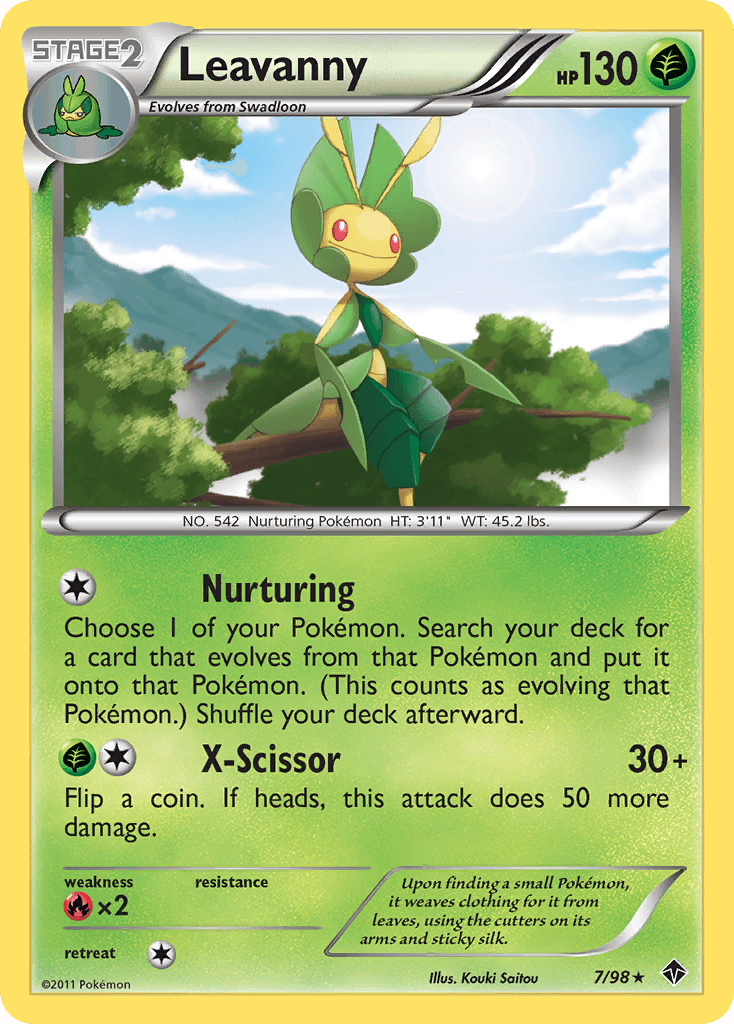 Leavanny Emerging Powers card