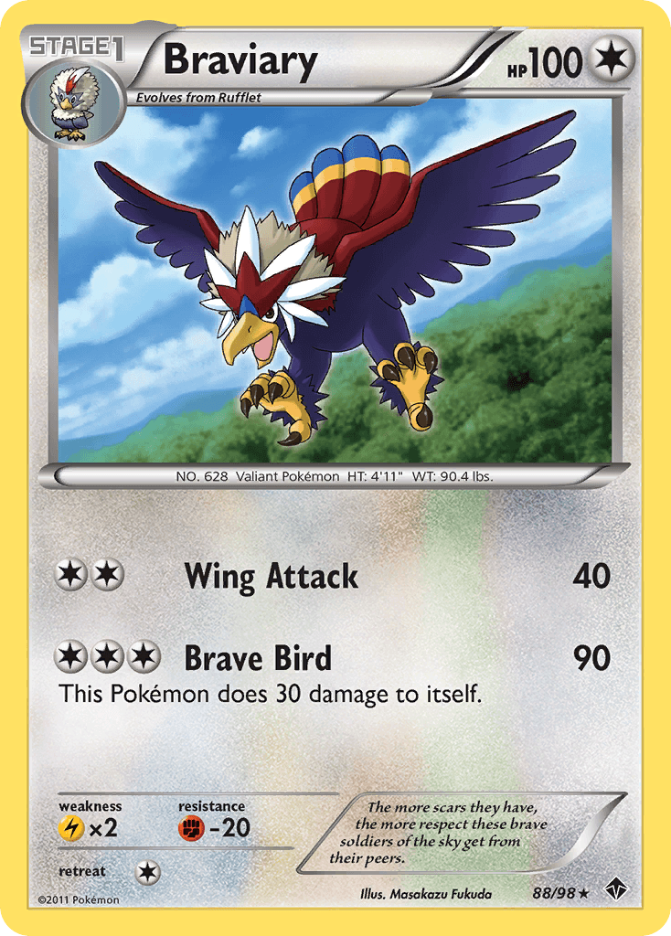 Braviary Emerging Powers card