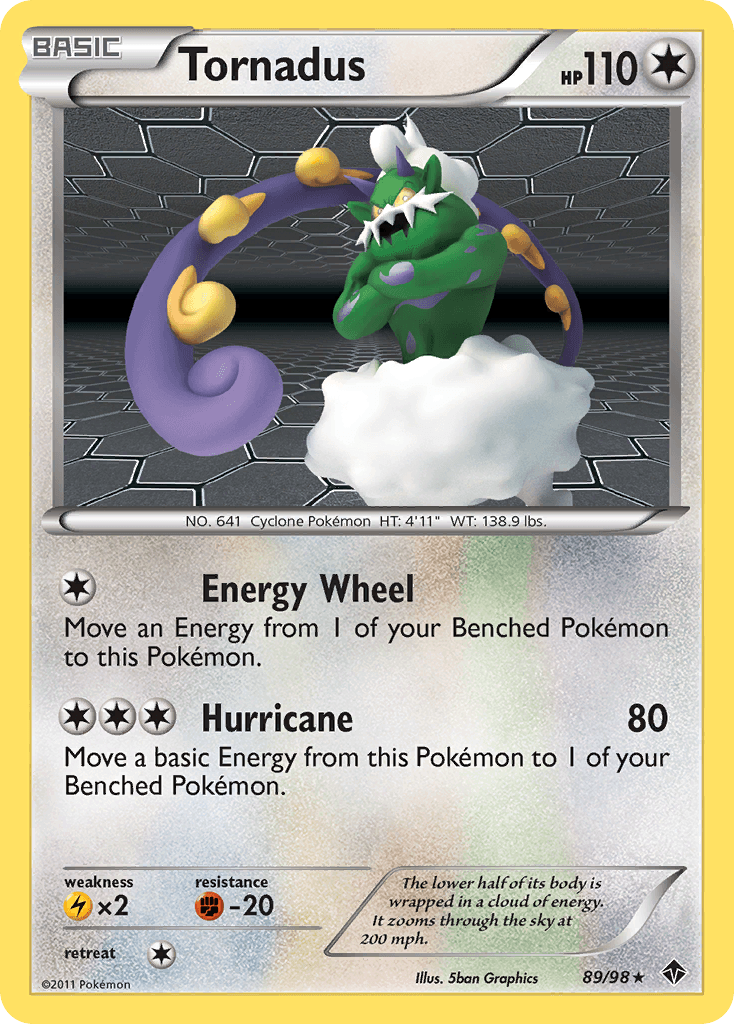 Tornadus Emerging Powers card
