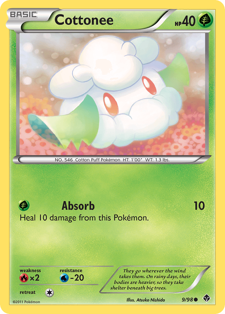 Cottonee Emerging Powers card