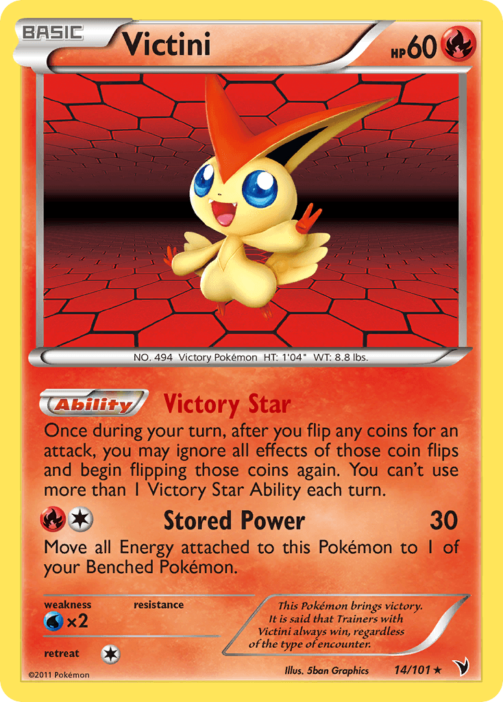 Victini Noble Victories card
