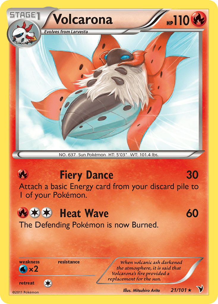 Volcarona Noble Victories card