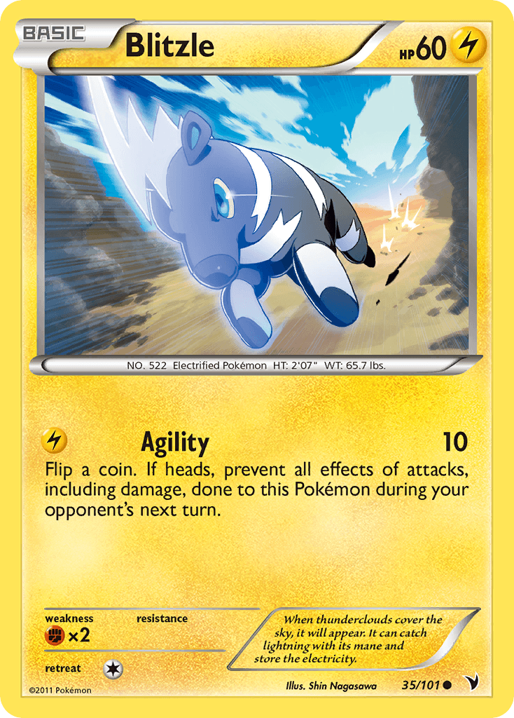 Blitzle Noble Victories card