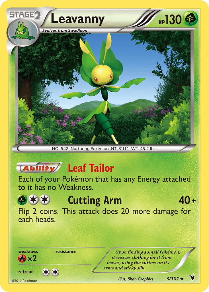 Leavanny Noble Victories card