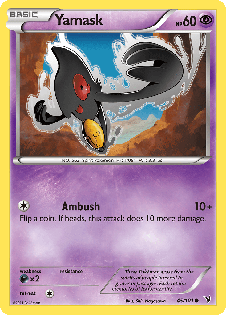 Yamask Noble Victories card