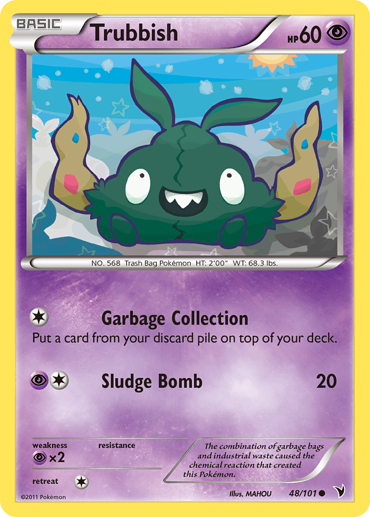 Trubbish Noble Victories card