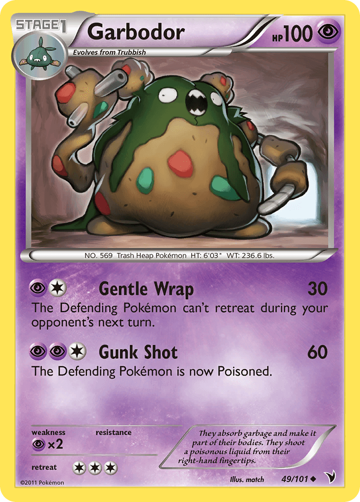 Garbodor Noble Victories card