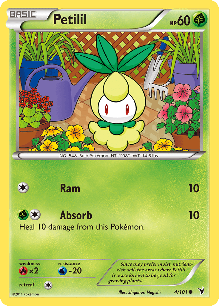 Petilil Noble Victories card