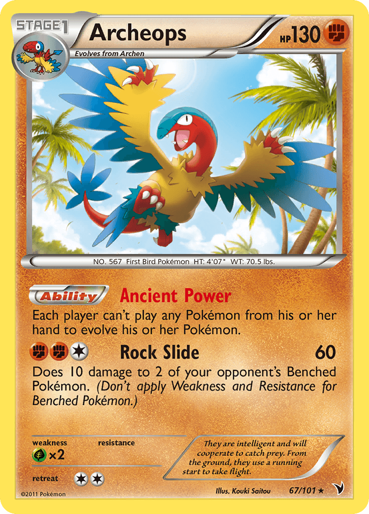 Archeops Noble Victories card