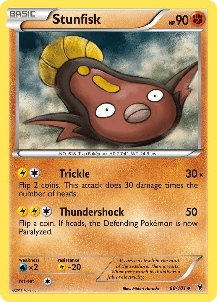 Stunfisk Noble Victories card