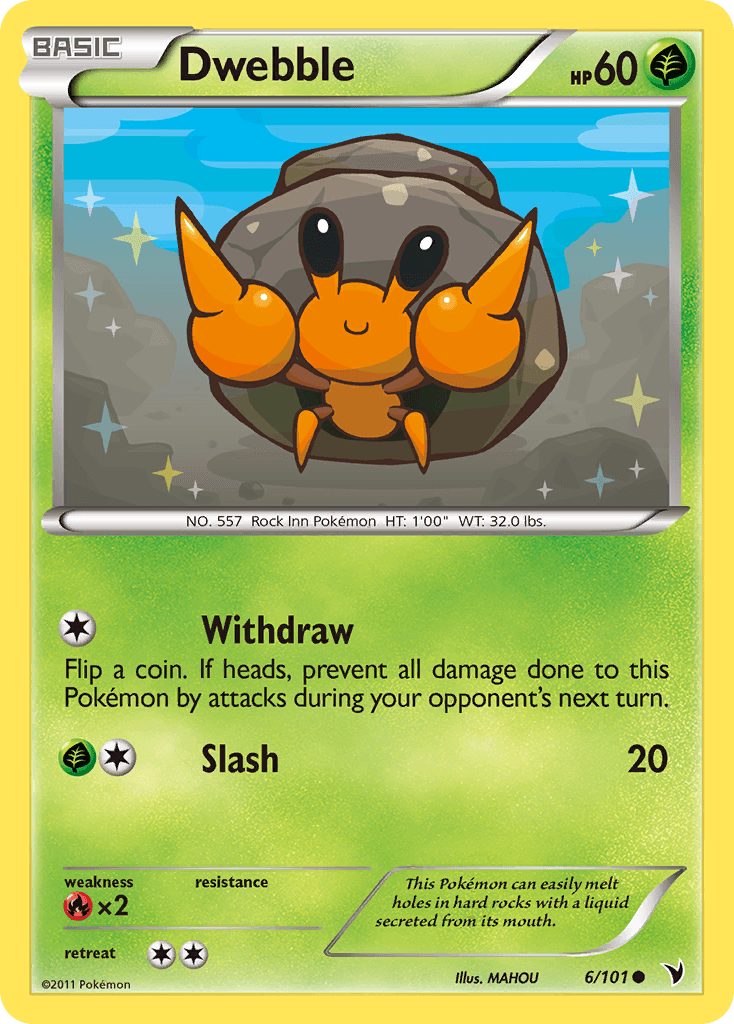 Dwebble Noble Victories card