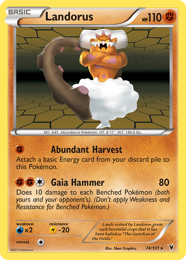 Landorus Noble Victories card