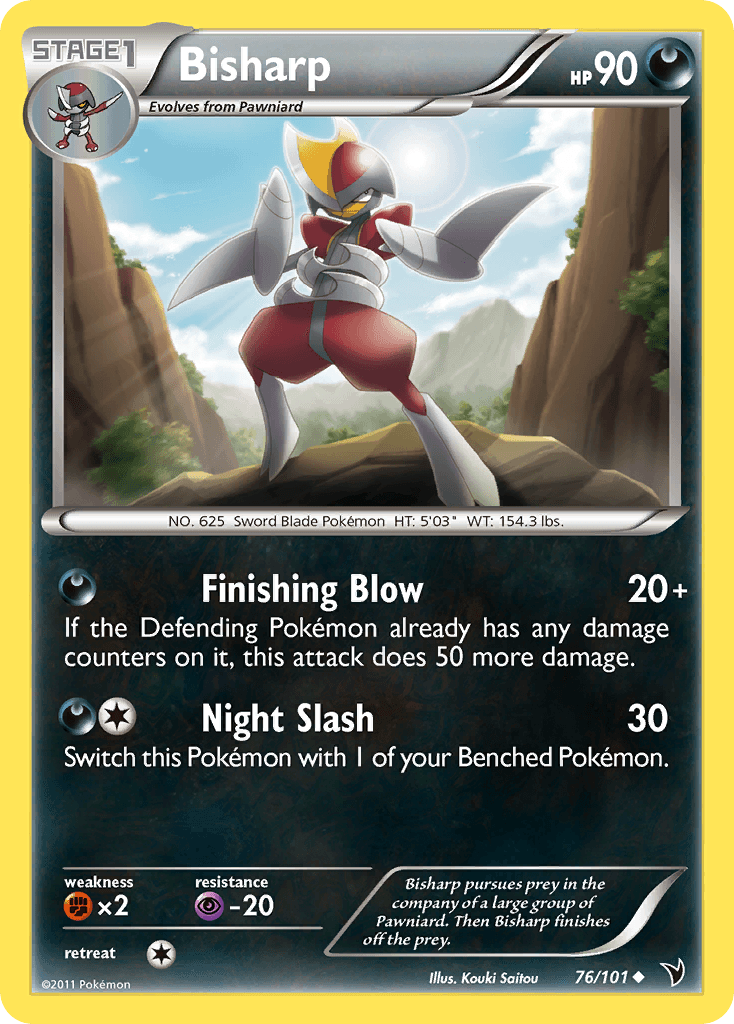 Bisharp Noble Victories card