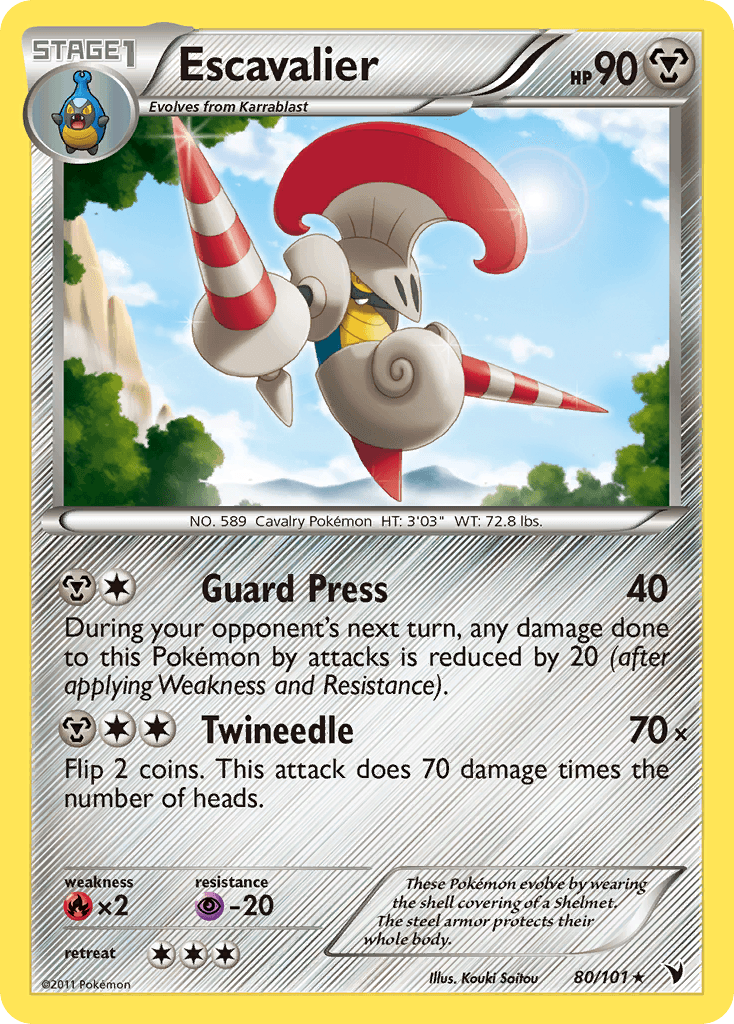 Escavalier Noble Victories card