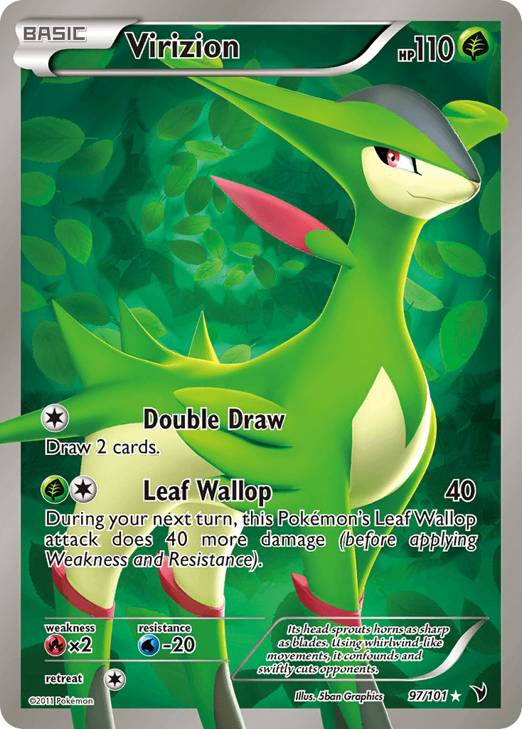 Virizion Noble Victories card