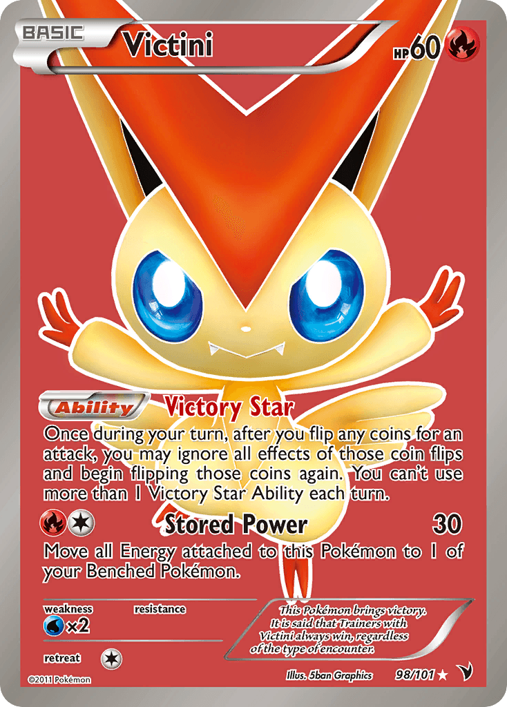 Victini Noble Victories card