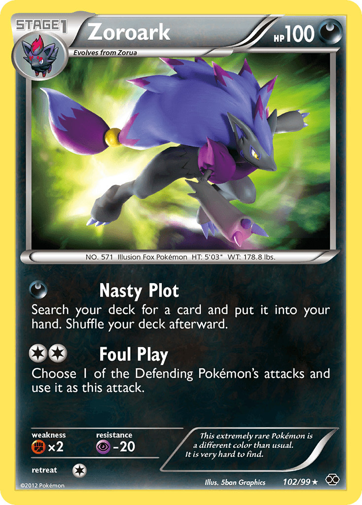 Zoroark Next Destinies card