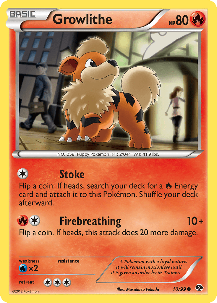 Growlithe Next Destinies card
