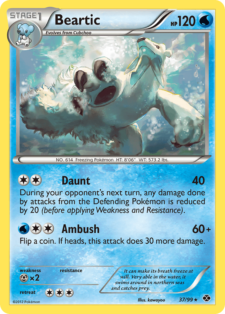 Beartic Next Destinies card