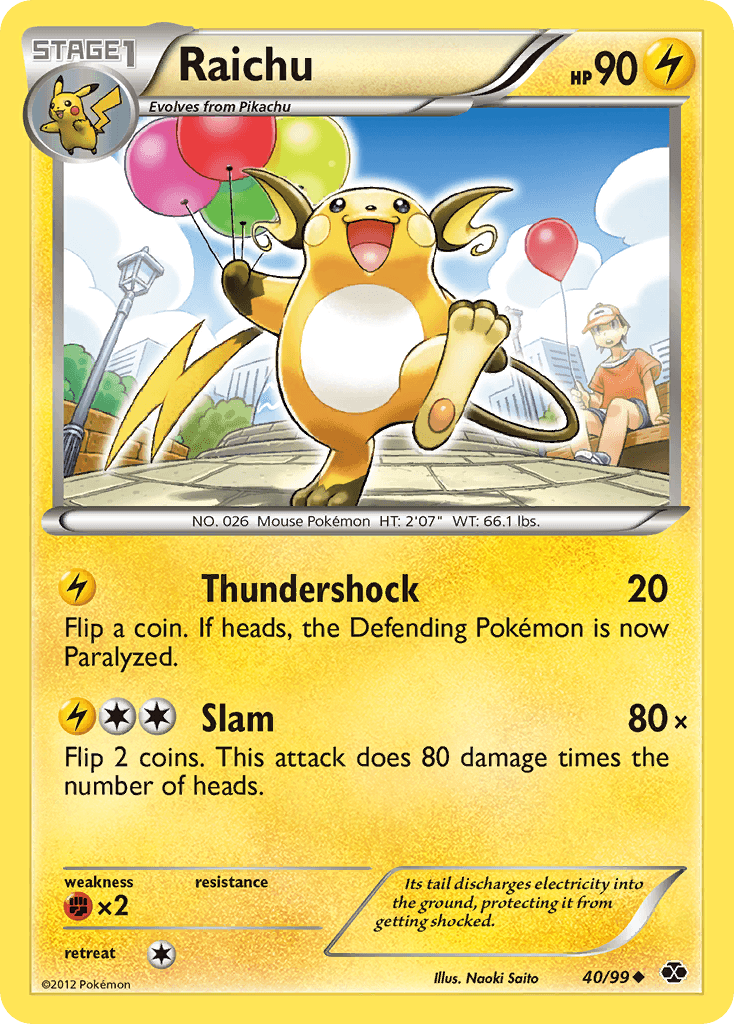 Raichu Next Destinies card