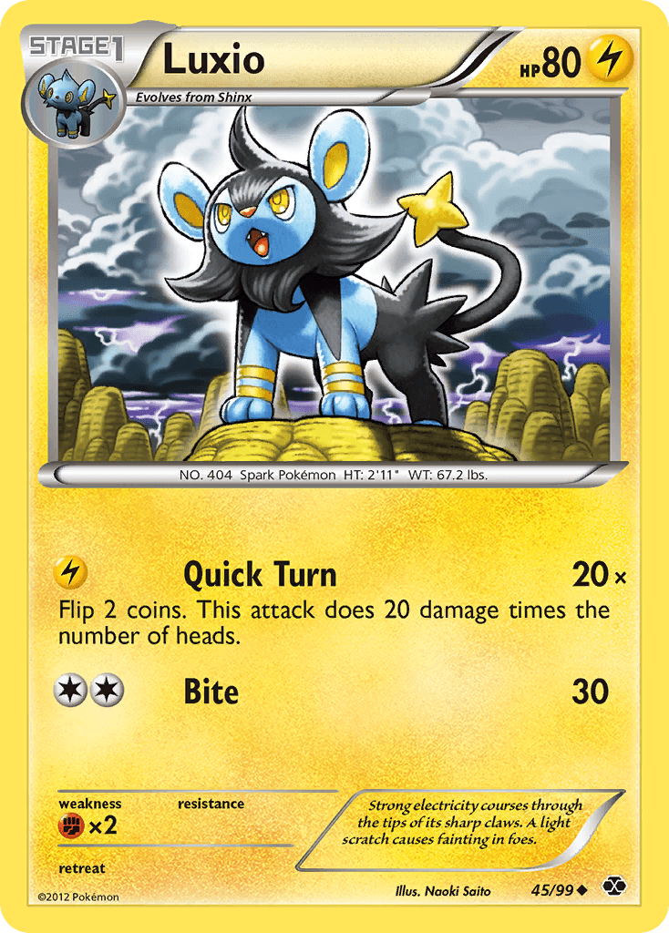 Luxio Next Destinies card