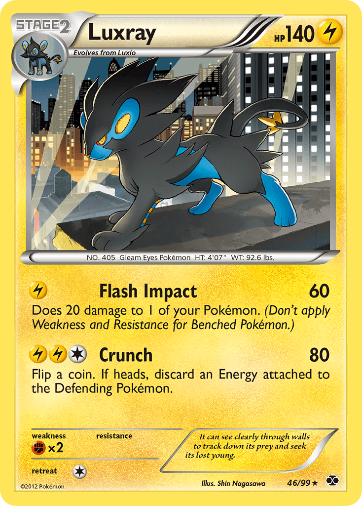 Luxray Next Destinies card