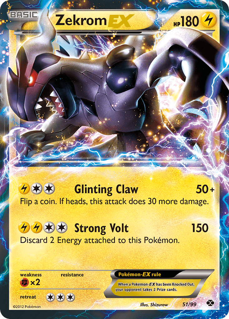 Zekrom-EX Next Destinies card