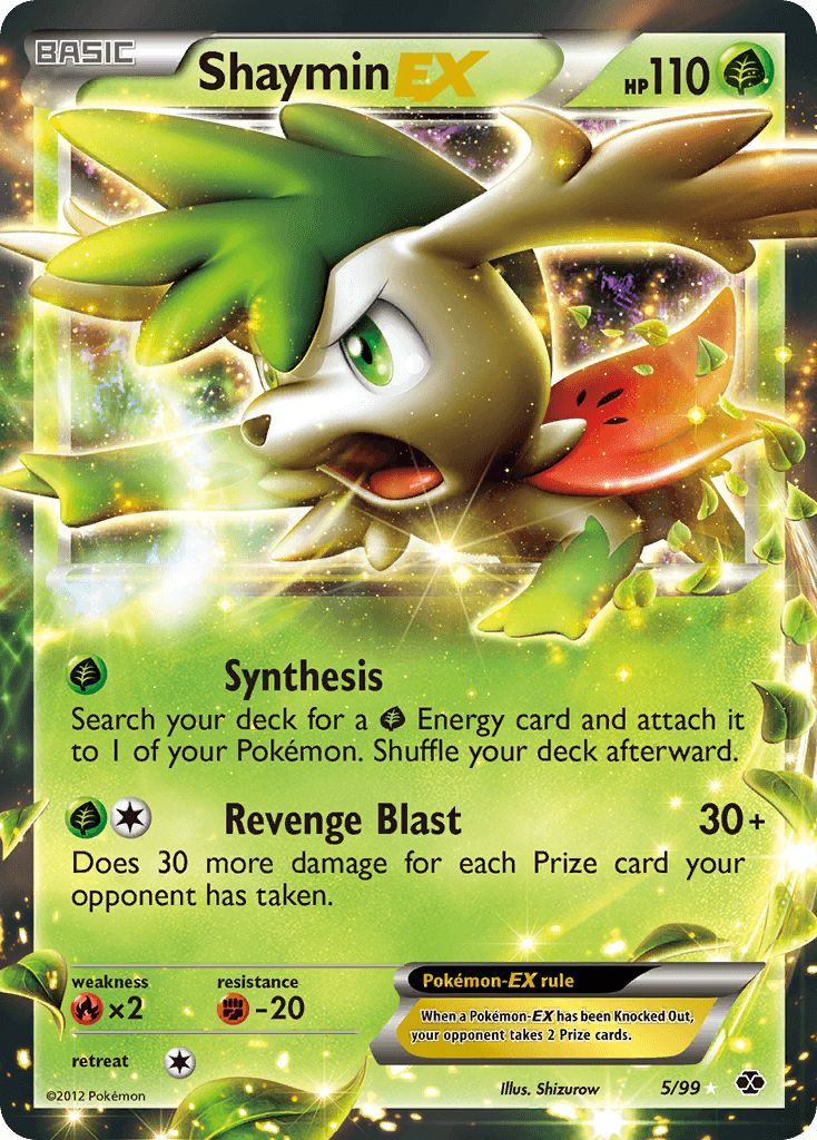 Shaymin-EX Next Destinies card