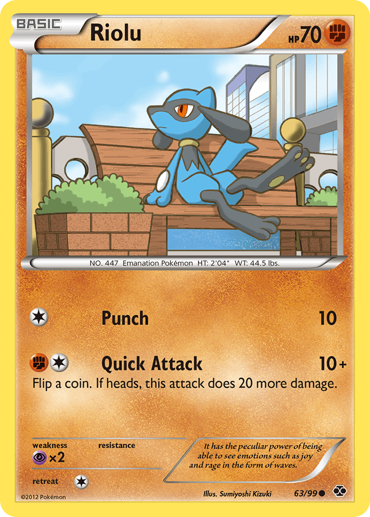 Riolu Next Destinies card