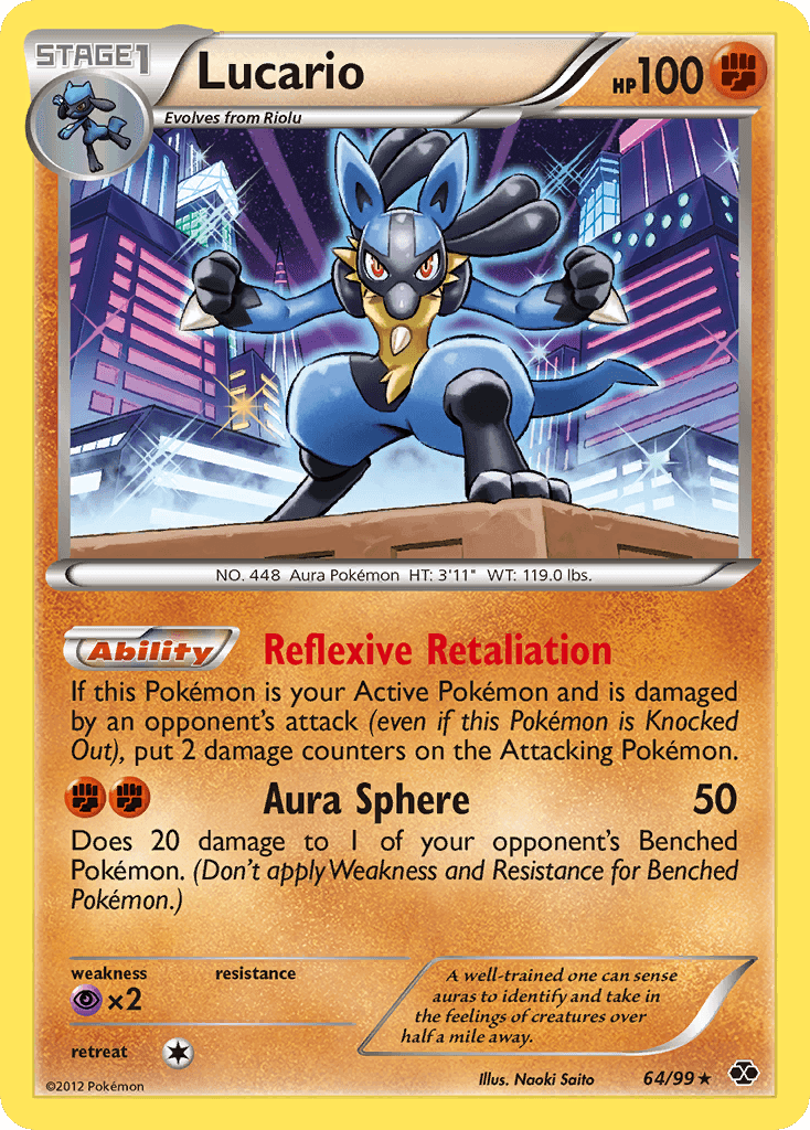 Lucario Next Destinies card