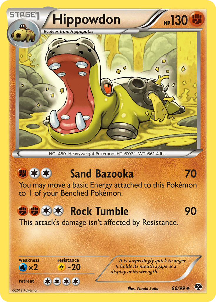 Hippowdon Next Destinies card