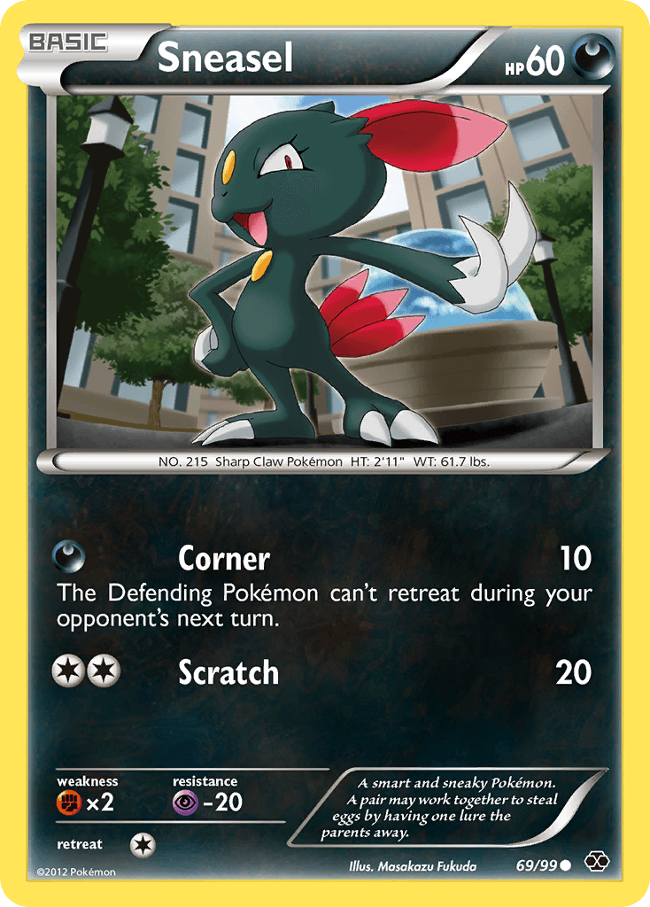 Sneasel Next Destinies card