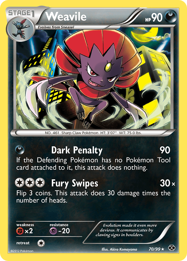 Weavile Next Destinies card