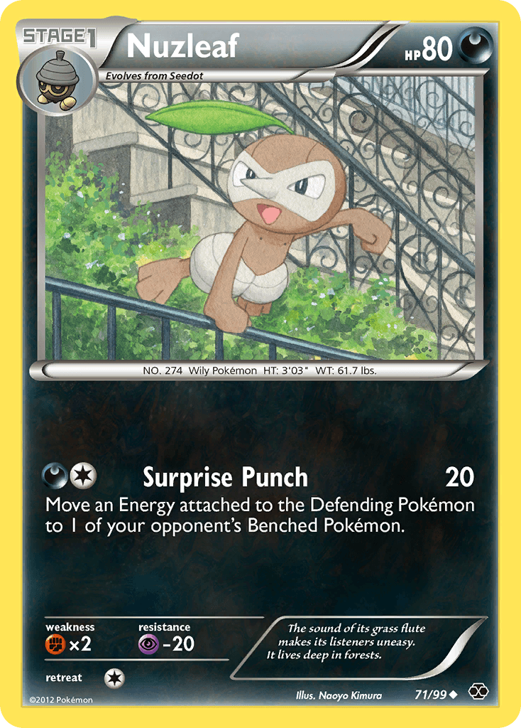 Nuzleaf Next Destinies card