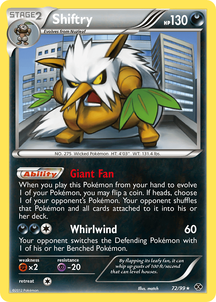 Shiftry Next Destinies card