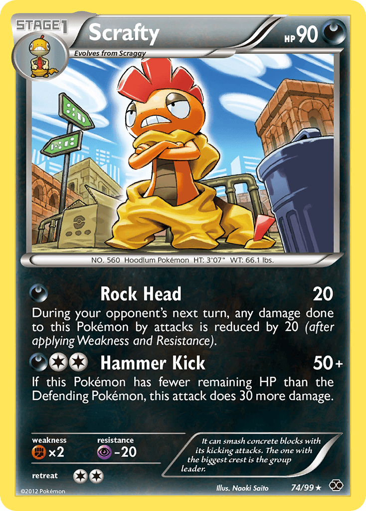 Scrafty Next Destinies card