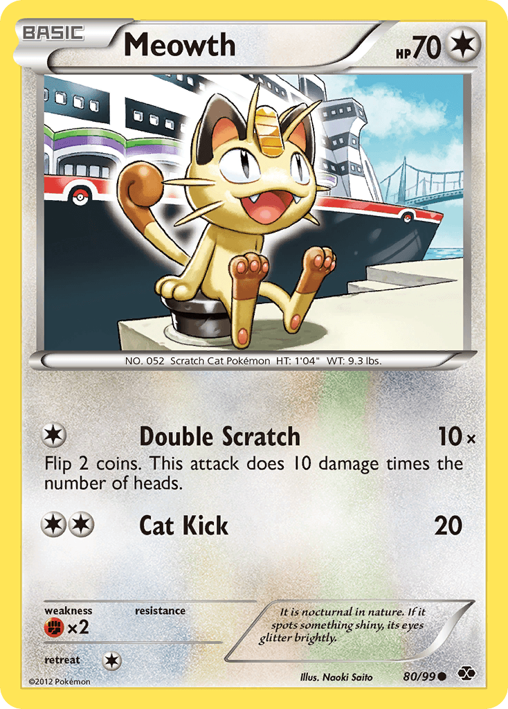 Meowth Next Destinies card